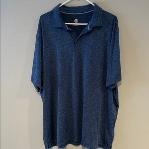 Men's Champion Blue Polo Shirt golf shirt XXL